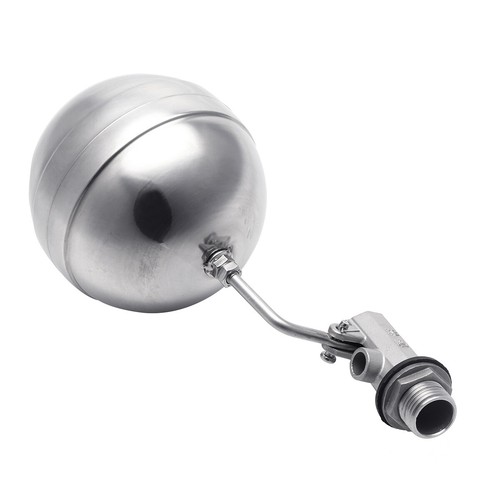 Floating Float Ball Valve Stainless Steel 1/2" DN15 Water Tank Level Control - Picture 3 of 7