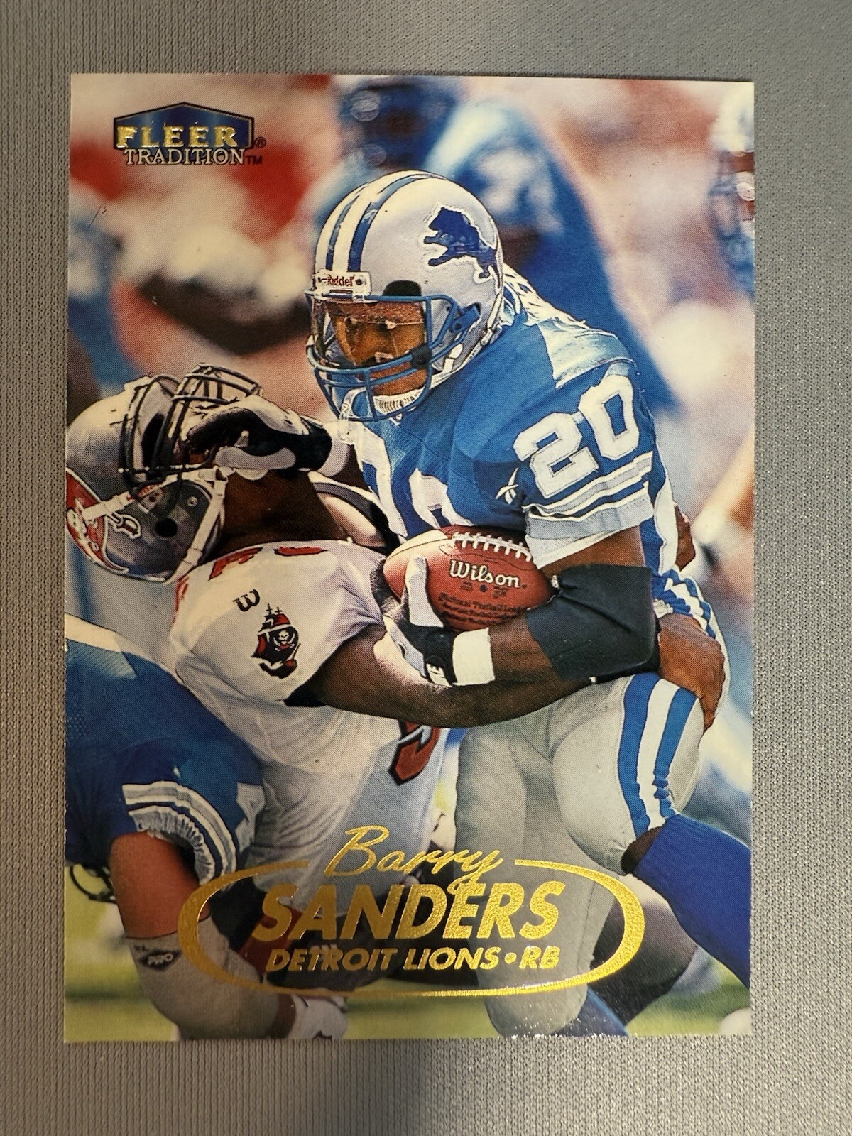BARRY SANDERS 1998 FLEER TRADITION #2