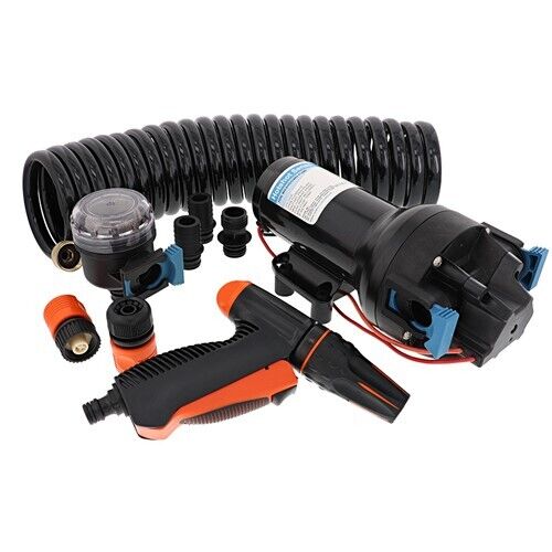 Jabsco Hotshot Hd6 Heavy Duty Washdown Pump W/25' Hosecoil - 12V 6 Gpm 70 Psi P6 - Bild 1 von 4