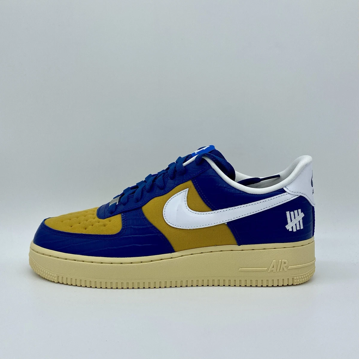 Air force 1 blue and deals yellow