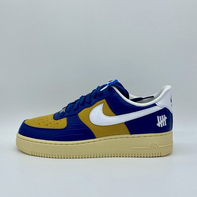 Nike Air Force 1 Low SP Undefeated 5 On It Blue Yellow Croc Sneaker  DM8462-400 | eBay