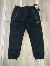 Under Armour UA Kids Toddler Size 3T Black Joggers Pants MSRP 32