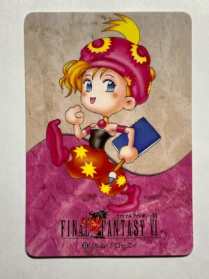 Relm Arrowny FINAL FANTASY VI FF6 SQUARE japanese card Bandai