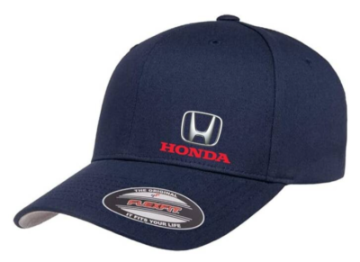 #ad #ad Honda Car Motor Civic Side Logo Cap 5001 Navy Flexfit Baseball Hat S M and L XL $24.99