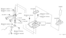 NISSAN Original 300ZX Schwarz Leder Schaltknauf Fairlady Z Z32 90-96 32865-30P01