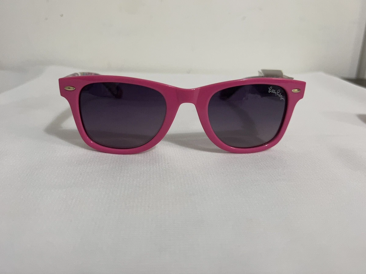Lilly Pulitzer west palm clear pink sunglasses Lilly Pulitzer Pink Plastic Frame Sunglasses for Women for  main image 4