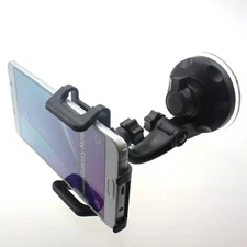 For Samsung Galaxy A14/A54 5G - Windshield Car Mount Holder Glass Cradle Swivel