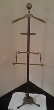 Vintage Brass Valet Butler Stand
