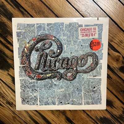 Chicago 18 Vinyl Record Factory Sealed w/ Hype Sticker 9 25509-1