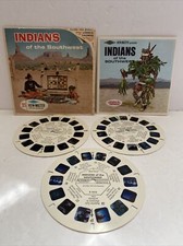 VIEW-MASTER vintage SET of 3 REELS Indians of the Southwest SAWYERS Packet B 721