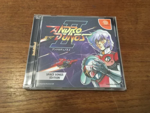 Andro Dunos II for Sega Dreamcast - Space Songs edition with OST - Region Free