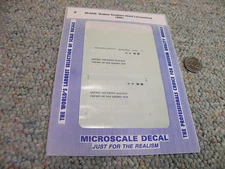 Microscale decals N 60-4250 Quebec Southern hood locomotives    F91