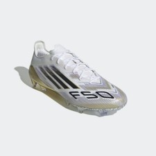 Adidas F50 Elite FG JH7617 White Gold Mens Football Boots Soccer Cleats Shoes