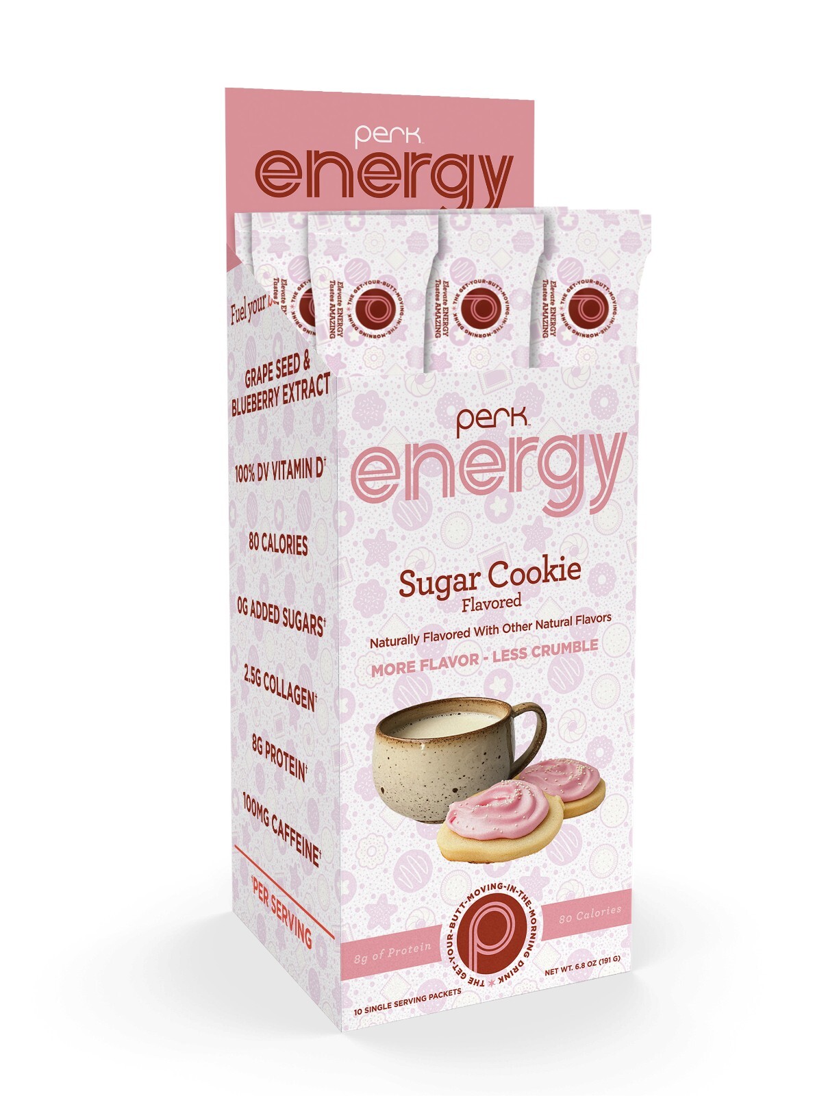 Порошковый напиток со вкусом сахарного печенья Perk Energy 10 порций 3790₽