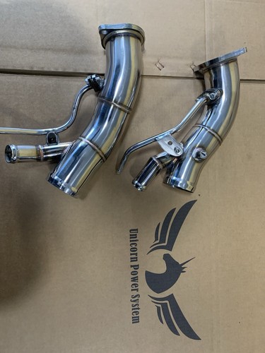 Stainless steel Turbo Inlet Intake Pipes fits Nissan R35 GTR GT-R VR38DETT - Picture 2 of 2