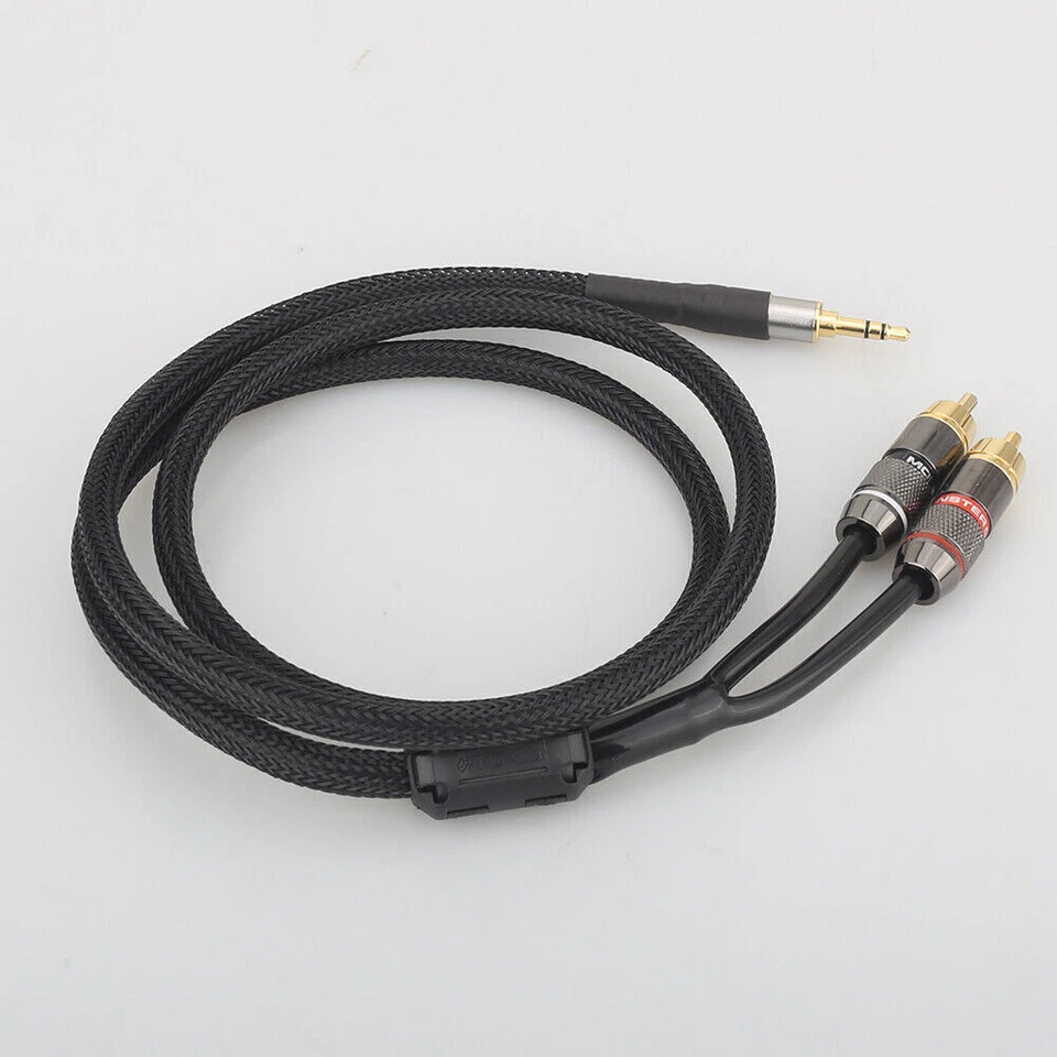 3.5mm to RCA Cable 2RCA to 3.5mm 2-RCA to AUX Cord Adapter Stereo Audio Y-Cable - Image 3 of 4