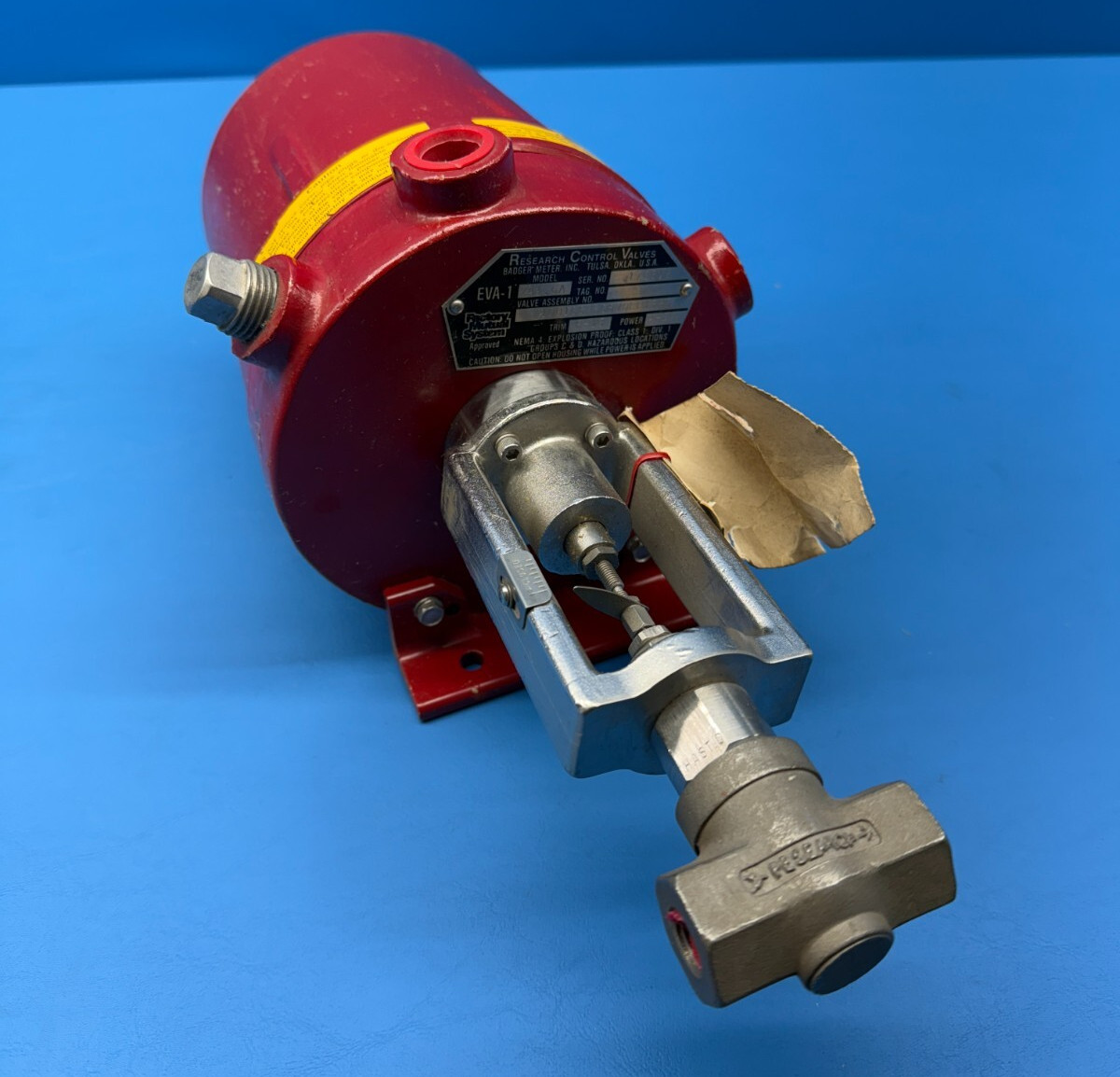 Badger Meter EVA-1 1001GCNHCSV0EP13HC Research Control Valve Actuator Assembly