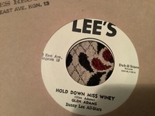 Glen Adams , Hold Down Miss Winey , I Remember  , 7? Lees