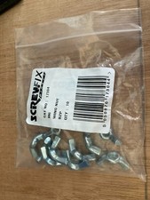 M6 wing nuts. Zinc finish