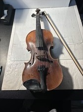 Old Violin Nicolaus Amatus Cremonen Fil ac Antonij Nepos Facit Germany Ebony Woo