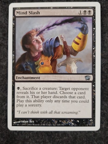 Mind Slash Eighth Edition - Magic the Gathering MTG Black Never played (DS3D1J9) - 第 9/20 張圖片