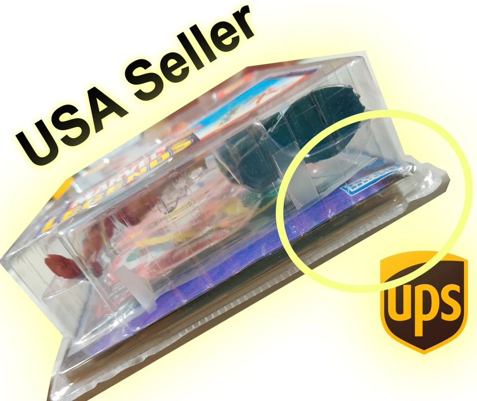 Запечатанный Marvel Legends Железный кулак Красный Вариант Апокалипсис Серия BAF 2005 Toy Biz - Изображение 4 из 4