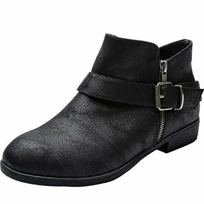 wide width flat booties