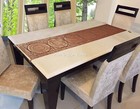 Ethnic Brocade Table Runner Jacquard Mandala Coffee Long Tassel Table Cover