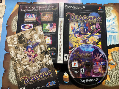 Jeu PS2 Disgaea Hour Of Darkness - Version PAL Complète Avec Notice, Très Bon état