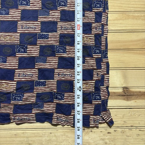 Vintage New Rivers American Flag 1776 Don’t Tread On Me Collared Polo Size M - Picture 6 of 9
