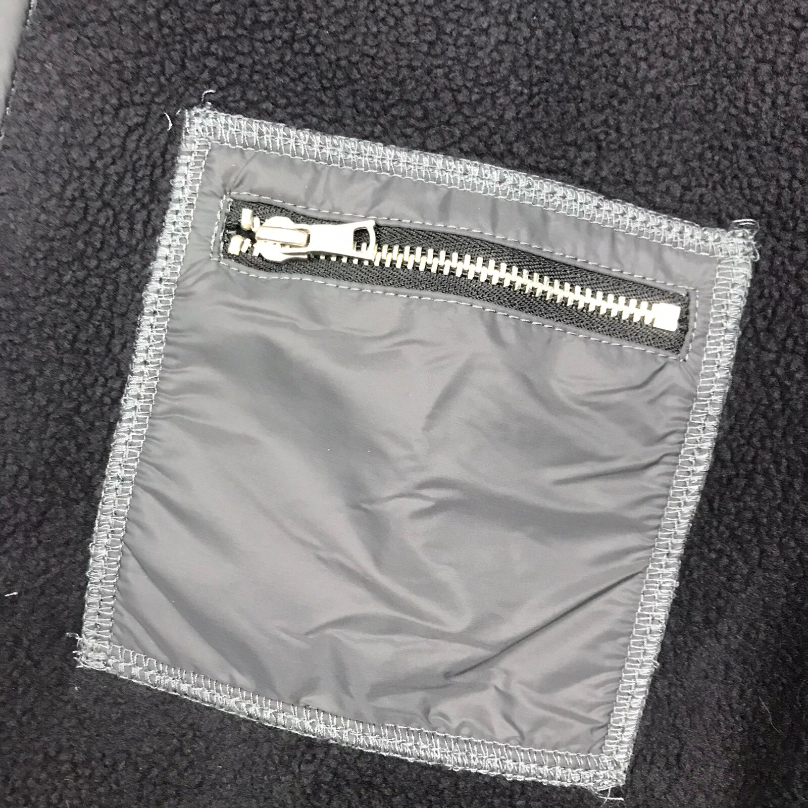 Original Penguin Men's Fleece Jacket, True Black Size Medium RRP £85 Free Post image 4