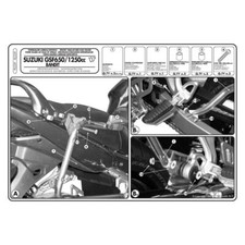 Side Luggage Rack For Suzuki 1250 GSF S Bandit 2007-2011