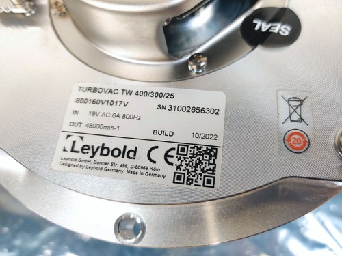 Oerlikon Turbovac 800160V1017V Cartridge Vacuum Pump TW400/300/25 MFD 2022 - 第 7/12 張圖片
