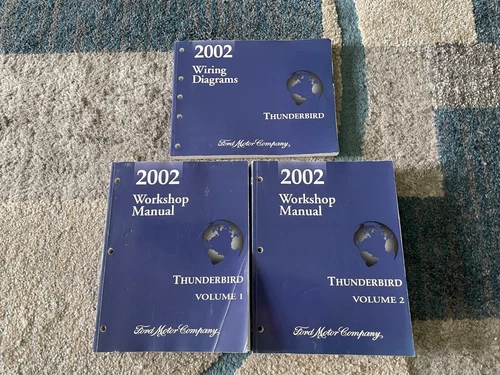 2002 Ford Thunderbird Workshop Service Repair Manuals & Wiring Diagrams Set