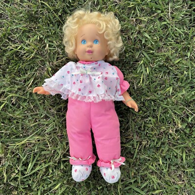 Vintage 1990s Tyco Baby Get Well 17'' Doll Talks