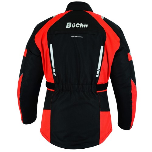 Buchii Motorcycle Jacket Motorbike Heavy Duty Cordura 600D Waterproof HiVis Full - Picture 12 of 52