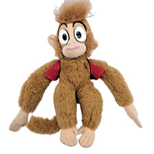11" 1992 Disney Aladdin Abu Monkey Plush Stuffed Animal Mattel Vintage