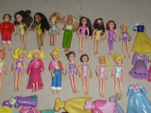 LOTE DE 34 MUÑECAS FIGURA VESTIDO MAGICLIP ESTILO BOLSILLO PRINCESA POLLY DISNEY    - Imagen 7 de 11