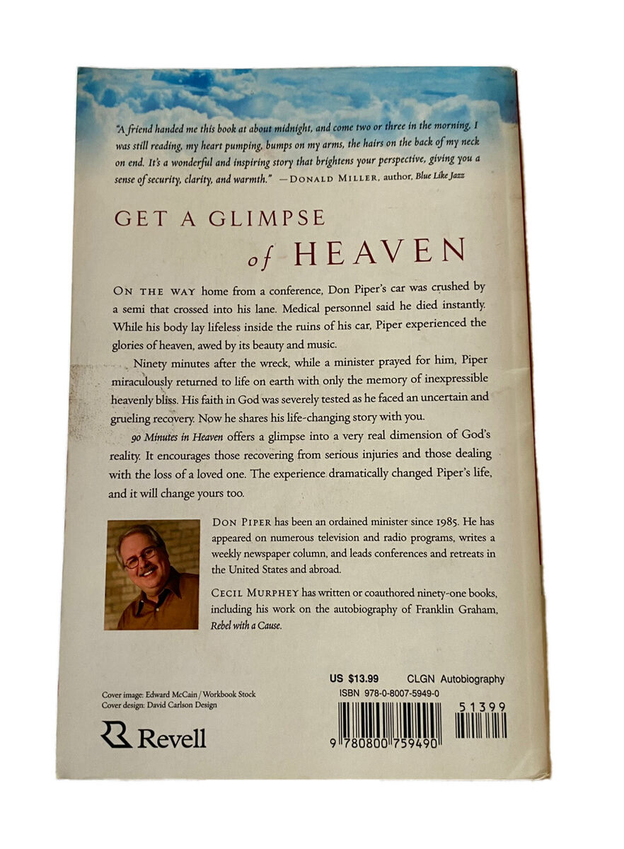 90 Minutes in Heaven: A True Story of Death by Piper, Don