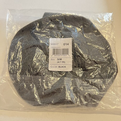 The Childrens Place Newsboy Cabbie Hat Cap Herringbone Black Boys 4-7yr nwt - Picture 5 of 5