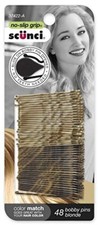 No-Slip Grip Beautiful Blends Blonde Bobby Pins, 48 Count 48 Count Pack of 1 