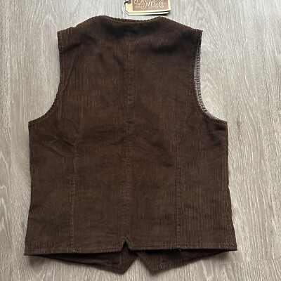 The Bronson MFG Co 1910's Retro Corduroy Vest Size 36 NWT | eBay