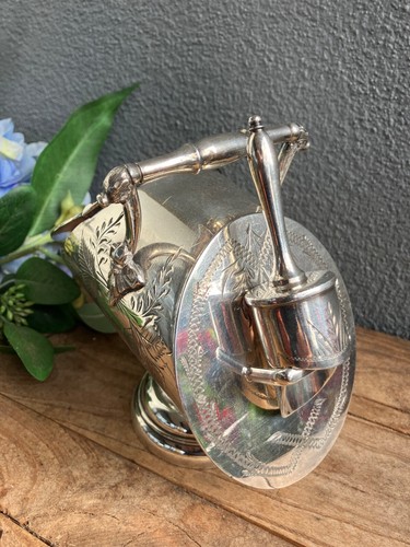 Vintage Sheffield sugar scuttle with scoop made by Walker & Hall./7 - Picture 6 of 13