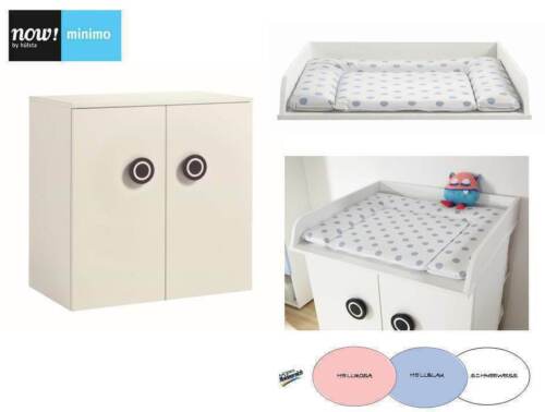 Now by Hülsta minimo komplett Babyzimmer Hellblau Blau Hellrosa Rosa Weiß NEU - Afbeelding 4 van 8