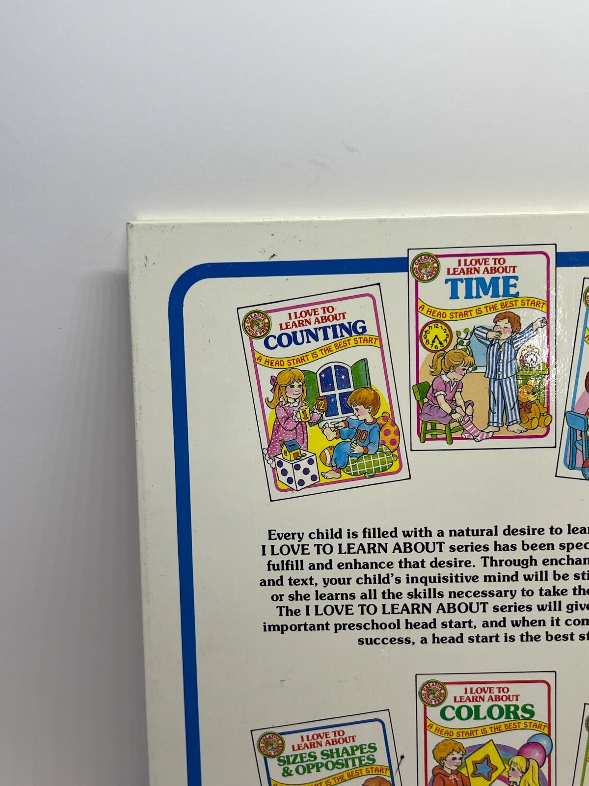 I Love to Learn About  sizes shapes and opposites Book Creative Child Press 1986