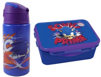 Sonic the Hedgehog Set Brotdose + Trinkflasche Kinder Geschenkset