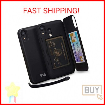 TORU CX PRO Case for iPhone XR, with Card Holder | Slim Protective Cover with Hi