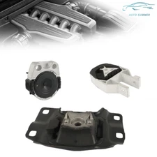 3× Engine Motor &Transmission Mount Set For 12-18 Ford Focus 2.0L L4 Auto Trans.
