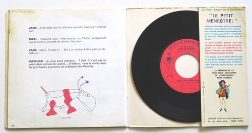45 tours 7" SP Vinyle La Bataille des planètes OPERATION DINOSAURE TF1 ALB-192 - Picture 3 of 3