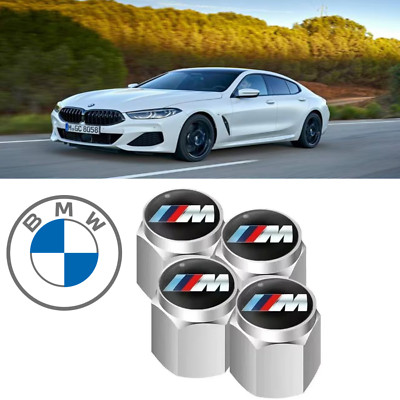 BMW Dust Caps BMW Valve Caps M Sport Silver 1, 2, 3, 4, 5, 6 Series ...